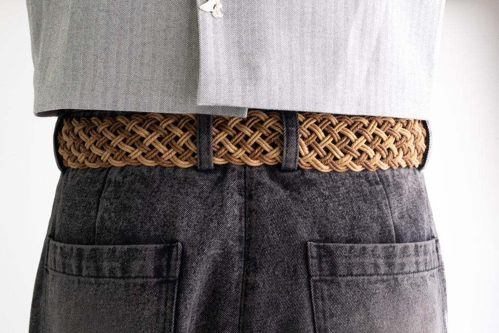 Campillo´s Belt: Crossed Braided Yute