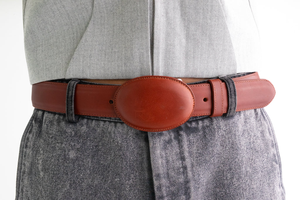 Campillo´s Belt: Burgundy Leather