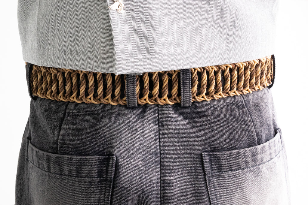 Campillo´s Belt: Combined Braided Yute