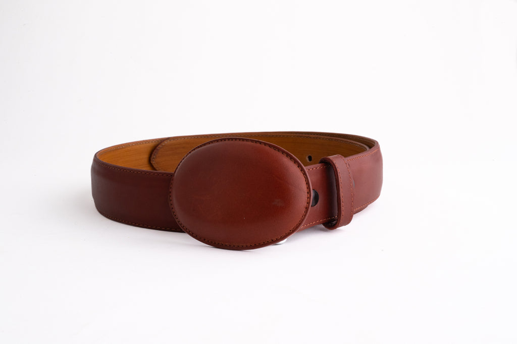 Campillo´s Belt: Burgundy Leather