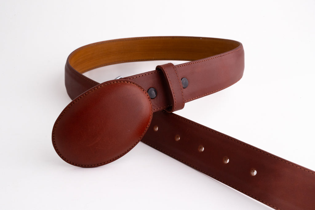 Campillo´s Belt: Burgundy Leather