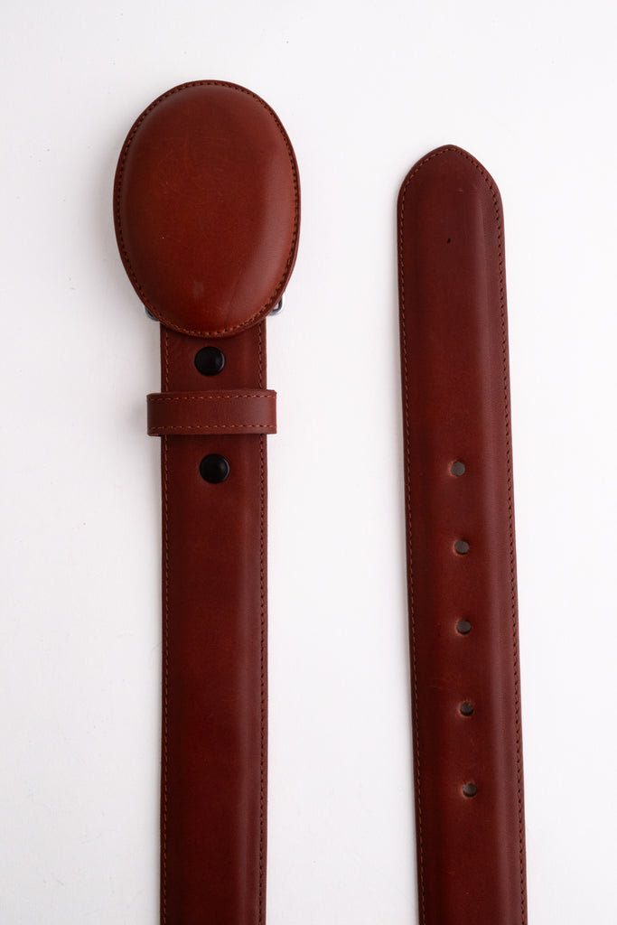 Campillo´s Belt: Burgundy Leather