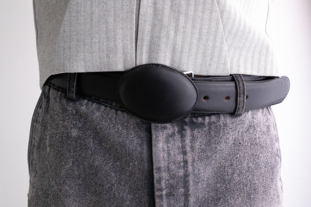 Campillo´s Belt: Black Leather