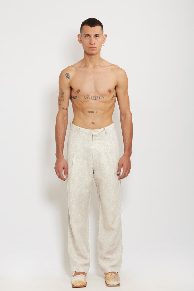 Rico: Ivory Linen Pants